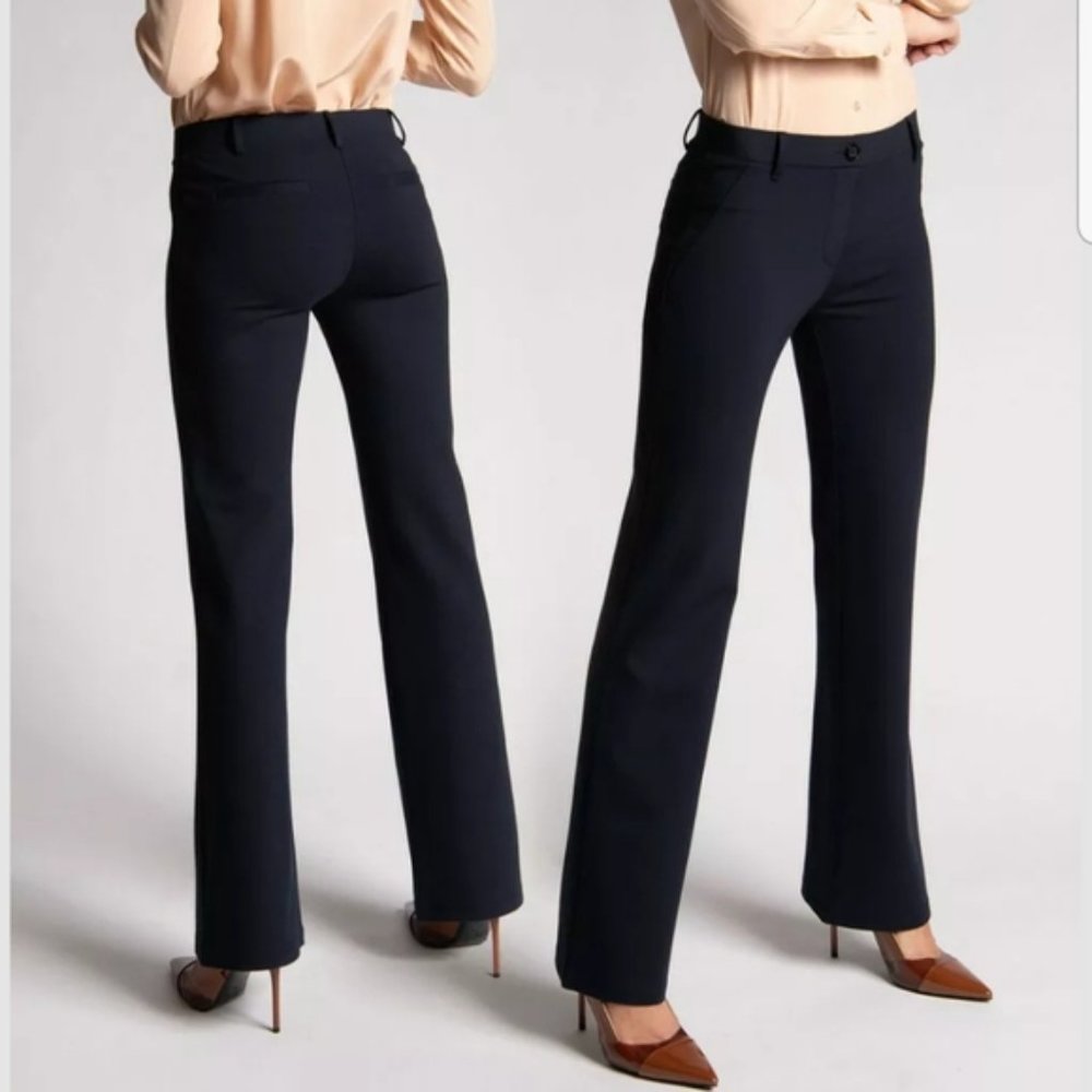 Betabrand Midnight Navy Flare Pants